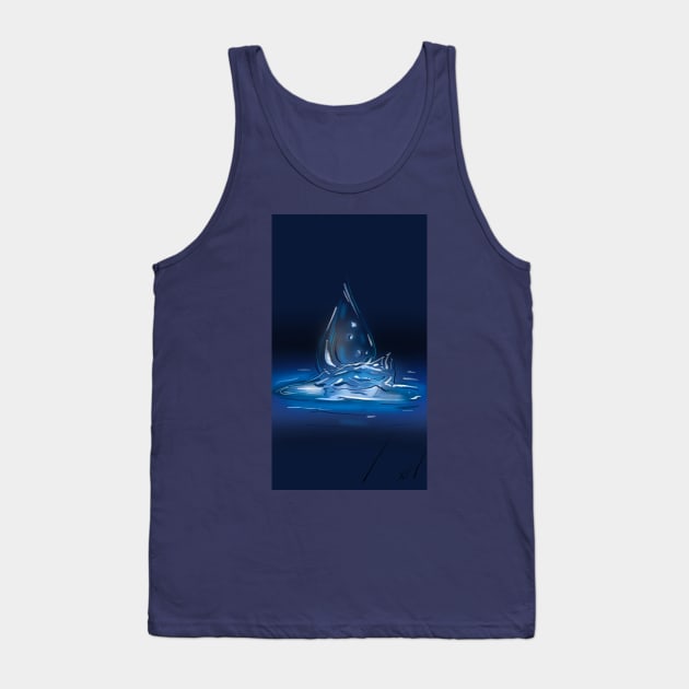 Water dro...Splash! Tank Top by skrbly